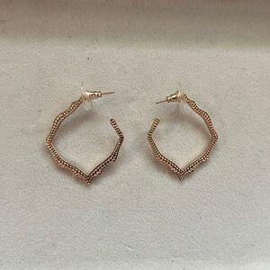 Kendra Scott Miku Hoops - Rose Gold